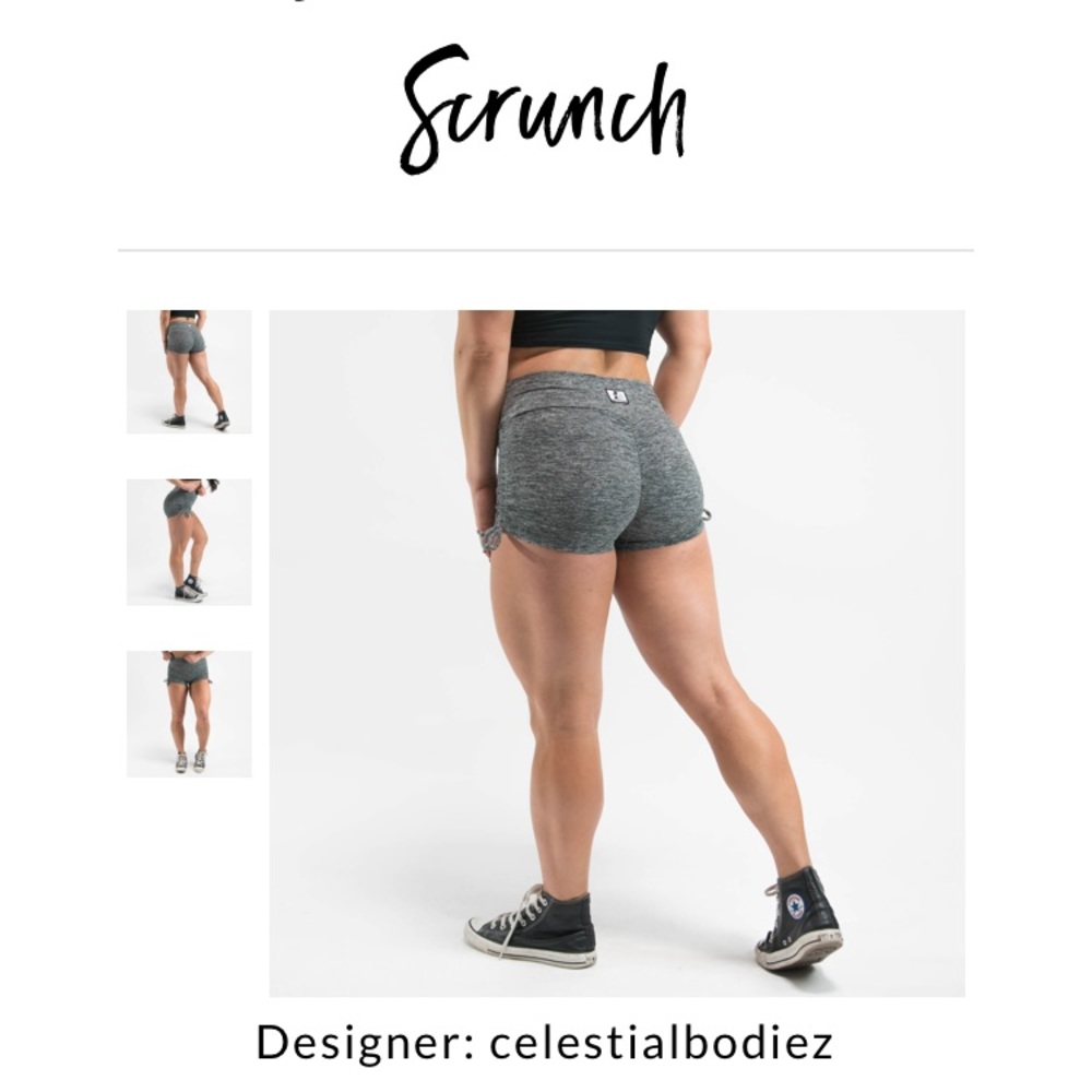 Celestial Bodiez High Waist Booty Scrunch Shorts